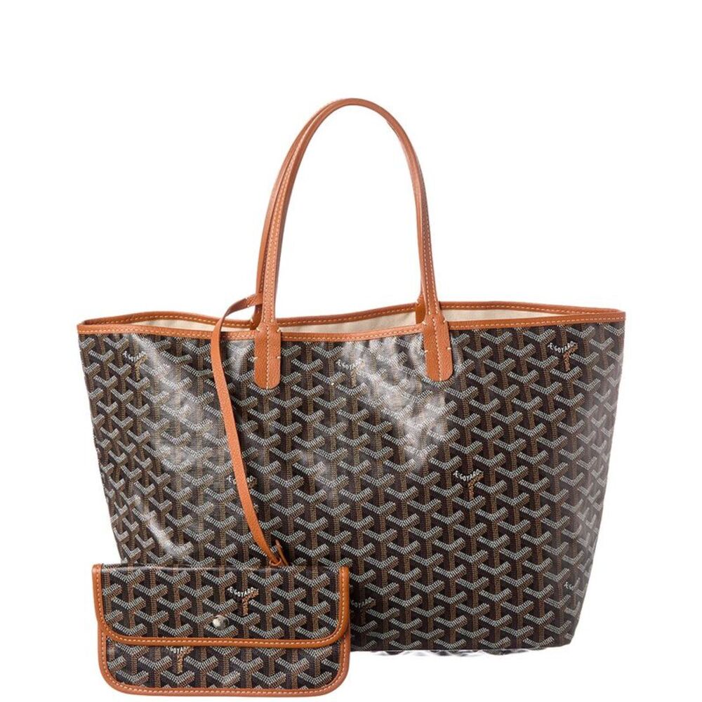 Goyard Black Goyardine Coated Canvas Saint Louis Pm (Authentic Pre-Loved)